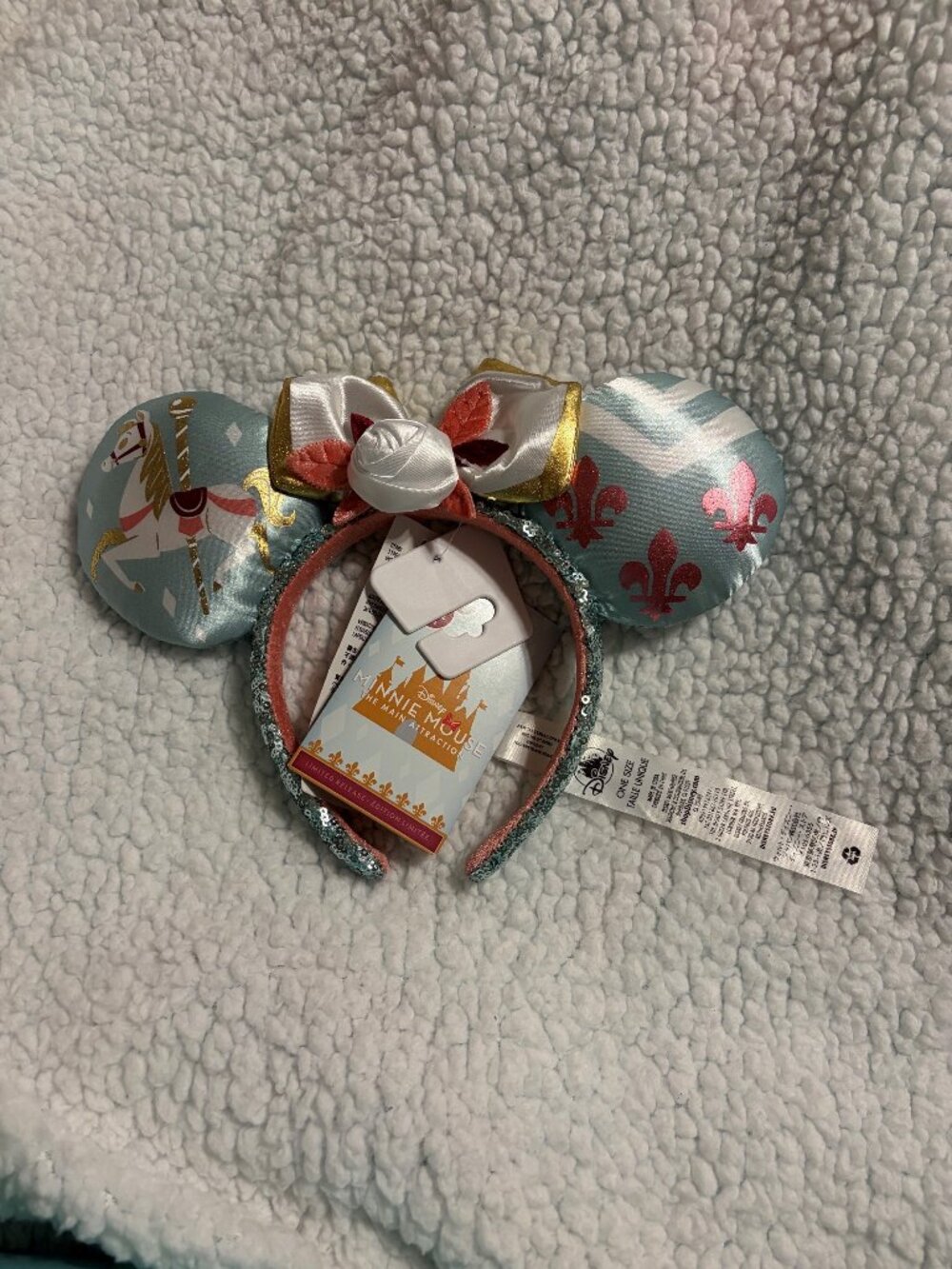 LIMITED RELEASE Minnie Mouse: The Main Attraction King Arthur Carousel Ears